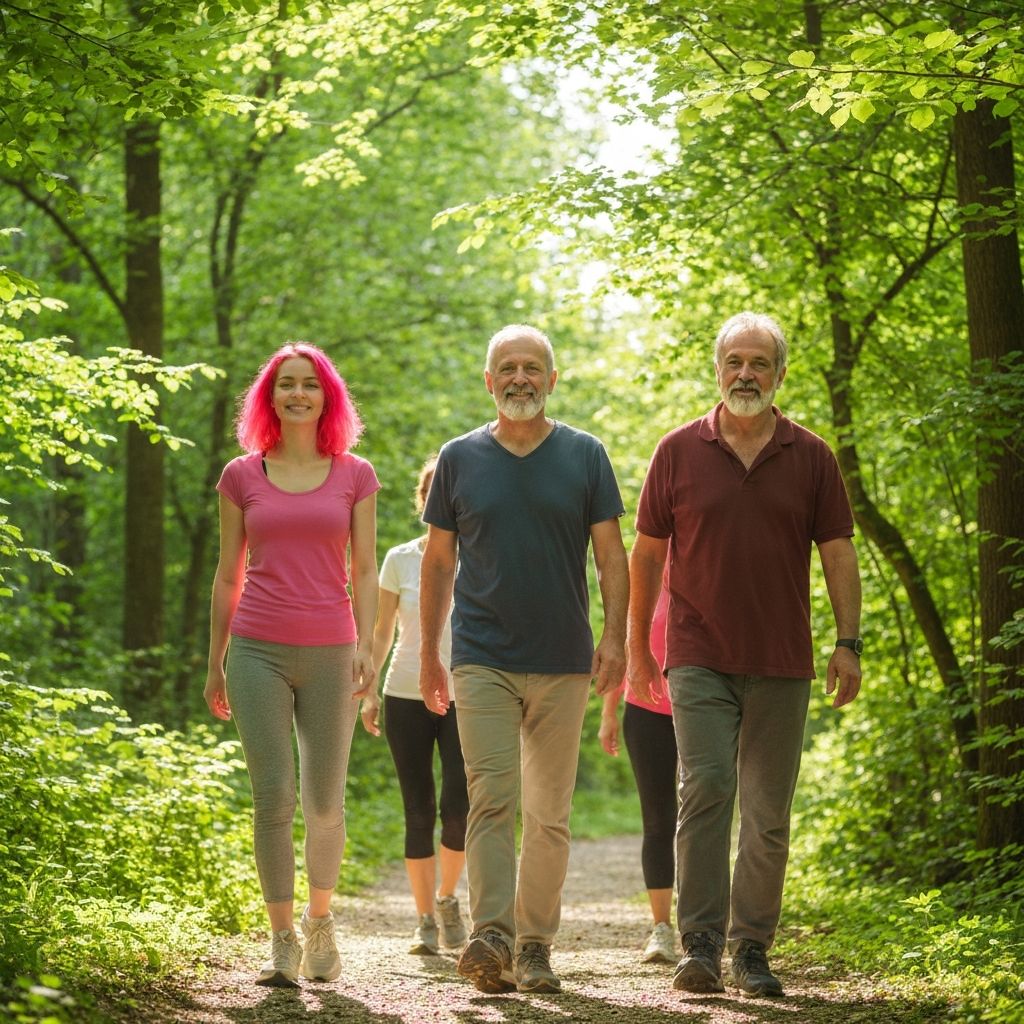 Osoba koja hoda u prirodi